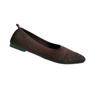 Sepatu Wedges Flat shoes Wanita Rajut Import 603