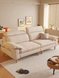 SAMEDREAM | Adjustable High Leg Removable Cover Linen Sofa