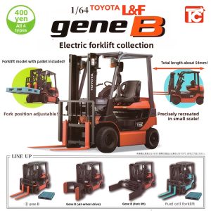 HULUXIONGDI | Electric Realistic Forklift Model 1/64 Display Ornament