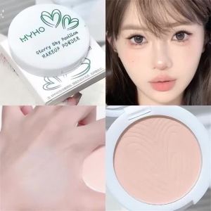 Oil Control Soft Focus Pressed Powder Long Lasting Matte Brighten Face Base Setting Powder Breathable Face Control Fixing Makeup