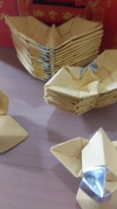 MJ Kertas Sembahyang Gin Lipat / Thi Kong Gin Lipat Bentuk Perahu 75 Pcs / Perak