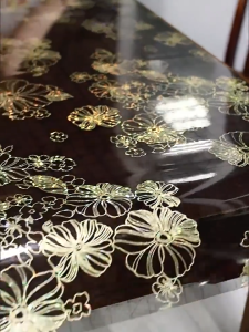 PVC Tablecloth Waterproof Table Cover Oil-proof Insulated Kitchen Dining Place Mat Printing Flower Tablecloth 2/4/6 Seats