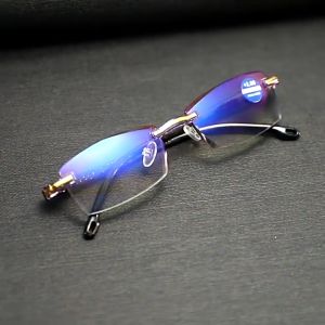 Kacamata Baca Anti Cahaya Biru Super Auto Fokus Plus Anti Radiasi Blueray Presbiopi