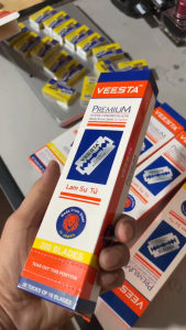 Lưỡi dao lam Veesta Platium - Thép Nhật Bản