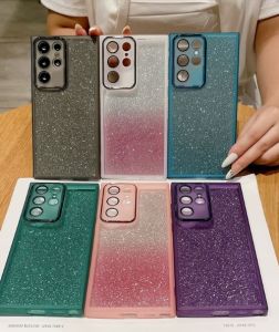 Glitter Case For Redmi Note13Pro 4G Redmi Note 13 Pro Plus Pro+ 13Pro Note13 5G 4G 2024 Xiaomi Phone Casing Back Cover Soft TPU Silicone Flexible Bling Shockproof Bumper Gradient Camera Lens Protect