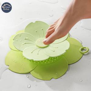 New Floor Drain Cover Deodorizer Silicone Pad Toilet Anti Odor Sealing Cover Closure Toilet Sewer Anti Odor Device
