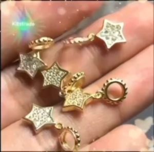 Pendant Jewelry Mickey Key Lock Gold Loket 米奇钥匙锁头金吊坠项链牌