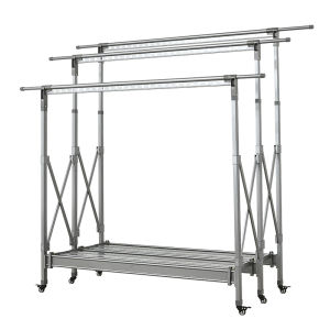MINGZHI | Windproof Portable Expandable Folding Clothes Rack