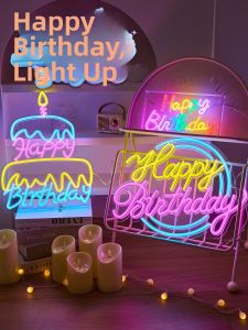 BEAUTY IN THE LIGHT | Birthday Celebratory LED Neon Sign