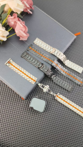 Luxury Stainless Steel Strap + Case For Huawei Watch Fit 4 Pro Titanium Metal Bracelet WatchBand and Change to Ultra 2 For Huawei Watch Fit 4 3