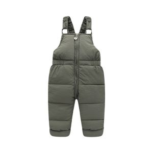 Kids Winter Warm Overalls Girls Winter New Thick Pants Cotton Filling Boys Overalls Toddler Baby Ski Jumpsuit 1-5 Years