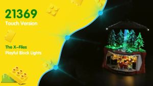 Kyglaring LED Light Kit suitable for Lego The X-Files 21369 Building Blocks Not Include Lego Building