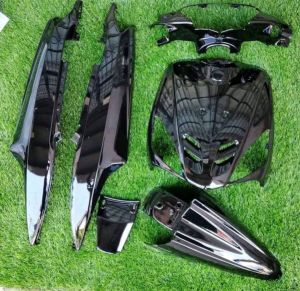 Full body halus Yamaha Mio sporty lama warna biru plus striping/full body Mio sporty plus striping