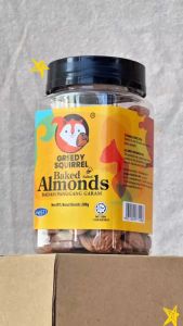 Roasted Almond Nut / 烤美国杏仁  /  Halal Kacang Badam Panggang (Good Quality)