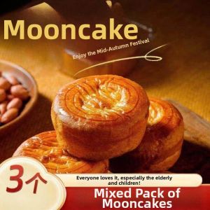 Walnut & Sesame Egg Yolk Multiple Flavor Mooncakes