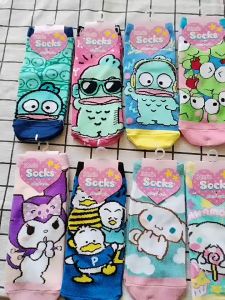 Tất vớ Kuromi trẻ em cho bé gái bé trai cute dễ thương hoạt hình Sanrio ngộ nghĩnh đáng yêu