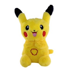 DUODUOBAO | 2026AnimePokémon Plush Doll Pikachu Breathing Companions Soothing Sleeping Soothing Music Luminous Sleeping Christmas Toys Gifts