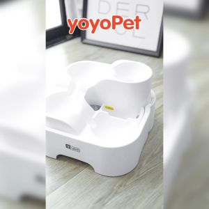 yoyopet : น้ำพุสัตว์เลี้ยงอัตโนมัติ ระบบกรอง4ชั้น สายยาว 1.5เมตร ที่ให้น้ำอัตโนมัติ น้ำพุแมว กรองน้ำแมว