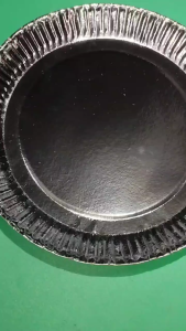 24 Pcs Disposable Paper Plate/Silver Paper Plate Coated Foil Paper Plate 9 inch Coated use as disposable serving dish