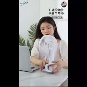 USB Rechargeable Office Bedside Desk Small Mini Fan Electric Portable Fan Adjustable Clip Fan Kipas Kecil Meja Mini 迷你风扇