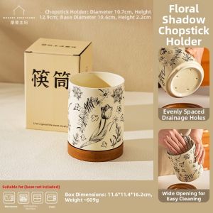 MODERN SWEETHOME | High-Quality Ceramic Drip-Proof Chopstick Holder