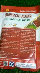 Cắt tảo xanh tảo đỏ  (Diệt tảo xanh tảo đỏ) trong ao nuôi thủy sản