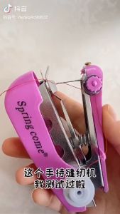 City Goods Mini Manual Sewing Machine for Home and Travel Easy to Carry and Use