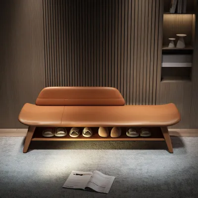High-end Designer Style Shoe Bench for Small Spaces