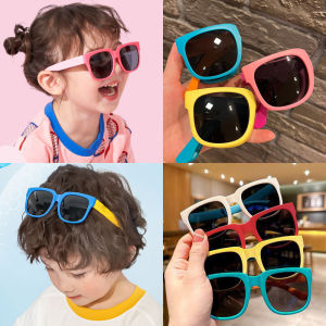 [YAN K] Korean Children Foldable Sunglasses For Baby Kids Fashion Sun Glasses Boys Girls Folding Eyewear UV400