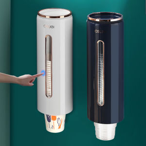 กระบอกใส่แก้วกระดาษ 1แถว ที่เก็บแก้วกระดาษ ที่วางแก้วน้ำอัตโนมัติทิ้ง ที่วางแก้วอัตโนมัติถ้วย ที่วางแก้วถ้วยพลาสติกหลุม