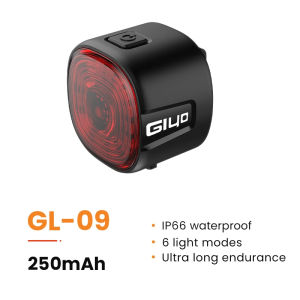 Giyo | Đèn Hậu LED Chống Nước IP66 Cho Xe Đạp Địa Hình/xe Đạp Đường Trường Cảm Biến Phanh Tự Động Thông Minh Đèn Hậu RGB Tùy Chọn Không Thông Minh Với Bộ Điều Chỉnh Độ Sáng