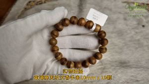 Agarwood Bracelets Cambodia Tiger Texture 10mm x 19beads 沉香手串柬埔寨虎纹 10mm x 19颗