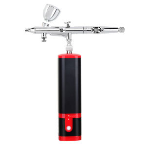 Portable Rechargeable Mini Airbrush Compressor Kit Paint Spray Pen  For Nail Art Tattoo Coloring Craft Cake Fog Mist Sprayer