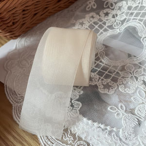 4cm New Flowing Light Ribbon Big Bow Ribbon Accessories Hair Clip DIY Gift Box Flower Bundle Packaging Handmade Material