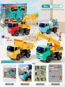 YAOLAN | Construction Vehicle Toy Set for Kids