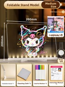 MONLEYTA | Magic Educational LCD Drawing Board For Girls Home Use Erasable Writing Think Tank Toys Childrens Learning Paintboard