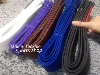 BJJ BELT adult thickened and improved quality black brown purple blue white