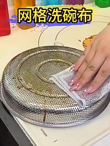 BOSSLU Lap Dapur Pembersih Noda Lap Handuk Kawat Pencuci Piring Pembersih Dapur Serbaguna