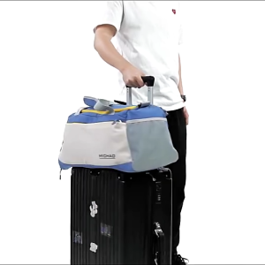 NEENCAกระเป๋าสะพายข้าง กระเป๋ากีฬา กระเป๋าออกกำลังกาย กระเป๋าแยกเปียกแห้ง กระเป๋าเดินทางทริปสั้น กระเป๋าเดินทางขนาดใหญ่ ทำจากไนลอนหนา กันน้ำ ความจุใหญ่ มีช่องซิปเล็กและหลายช่อง