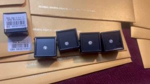 Đá MOISSANITE GRA NƯỚC D 1.0 mm - 4.0 mm (1 VIÊN) XOÀN NHÂN TẠO