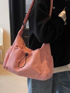 กระเป๋าผ้าใบแฟชั่นสำหรับผู้หญิง กระเป๋าถือ กระเป๋าสะพายไหล่ ขนาดใหญ่ กระเป๋าใส่ของใช้ในชีวิตประจำวัน กระเป๋าผ้าใบสำหรับเดินทาง กระเป๋าสะพายไหล่ข้างเดียว