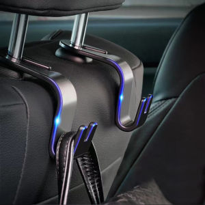 Four-Pack Car Seat Back Hooks Vehicle Interior Storage Multi-Functional Small Hooks for Automobiles Durable ABS Material