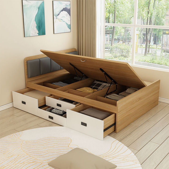 Modern soft bed 2024 tatami bedroom