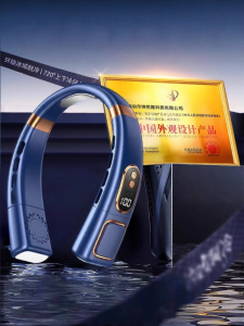 พัดลมแบบพกพาที่คาดคอ 2024 ใหม่ ขนาดเล็ก ชาร์จ USB ไม่มีใบ ลมแรง ปรับอากาศสำหรับกลางแจ้ง สำหรับนักเรียนและออฟฟิศ Q2971