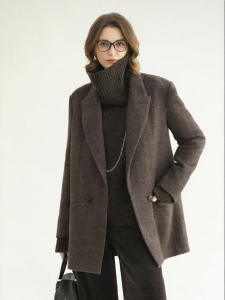 COCOBELLA | Áo Khoác Tweed Pha Len Sang Trọng và Dành cho Người Đi Làm