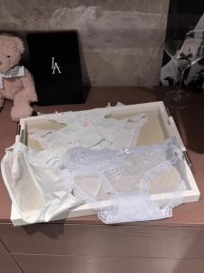Surprise Lace & Bow Design Triangle Pants Set Boxed