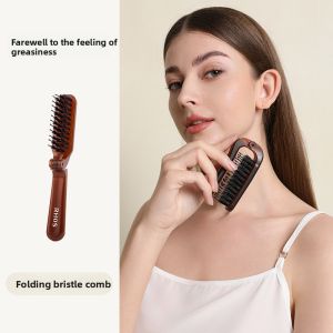 RHOS | Foldable Portable Mini Bristle Comb Dense Teeth Volumizing