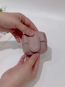 Genuine Leather Coin Purse Mini Portable Fashion Woman Wallet Earphone Key USB Storage Bag Creative Cowhide Pouch