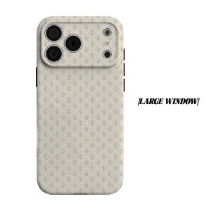 beige green leaf damask Phone Case for iPhone 18 17 16 15 14 13 12 11 Air Pro Max Plus Double-layer Cover