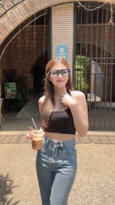 เสื้อคล้องคอ ครอปคล้องคอ ผ้าเรยอน 2ชั้น 🌈 SpinnyHouse 🌈 รุ่นมีฟองน้ำ/ไม่มีฟองน้ำ 💦 งานฮิตตลอดกาล Bra